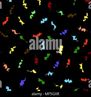 Colorful Grunge Seamless Pattern Stock Vector