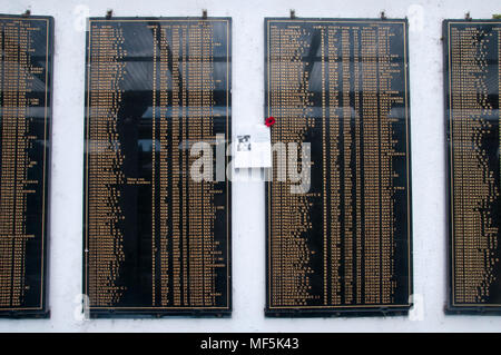 Australian War Memorial, Kundasang, Sabah, Malaysian Borneo. Note: Offered for reportage collection ahead of the ANZAC Day holiday in Aust. and NZ, 25 Apr 2018 Stock Photo