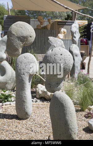 Adrian Gray Stonebalancing, Chelsea Flower Show 2015 Stock Photo