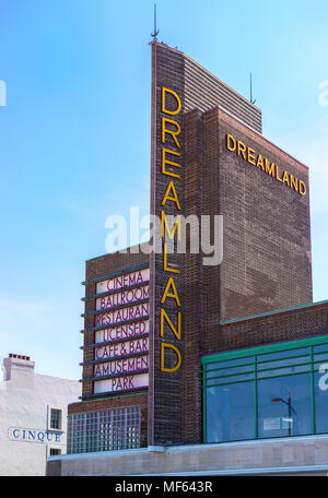 Exterior of dreamland, Margate Kent UK Stock Photo