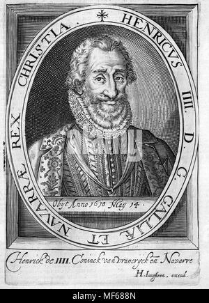 HENRY III OF FRANCE (1551-1589) lasy French monarch of the House of Valois Stock Photo