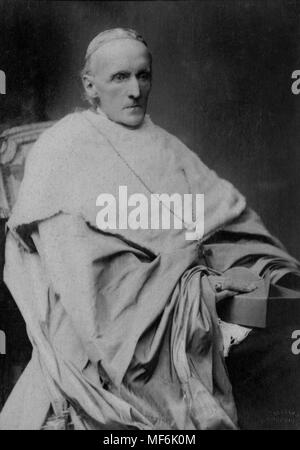 Portrait of the english cardinal Henry Edouard Manning ( 1808 - 1892 )  -  anonymous photography Stock Photo