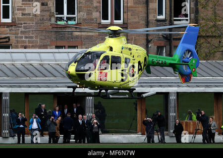 charity ambulance holyrood scaa flying