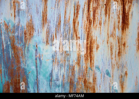 Close up view at rusty metal texture background Stock Photo