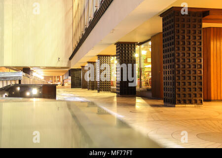 Vilnius/Lithuania - April 13th 2014: Details of Lithuanian National Opera and Ballet Theatre building Stock Photo