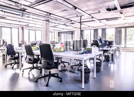 Modern open-plan office Stock Photo