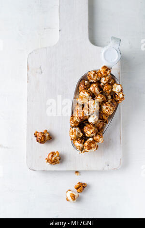 Caramel popcorn Stock Photo