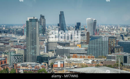 City of London one of the leading centers of global finance Stock Photo