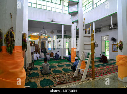 the traditional mosque built in 1625, is the second oldest mosque in South Kalimantan, Indonesia Stock Photo