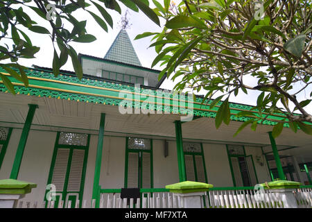 the traditional mosque built in 1625, is the second oldest mosque in South Kalimantan, Indonesia Stock Photo