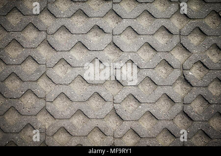 Concrete sett grid, regular abstract background. Stock Photo