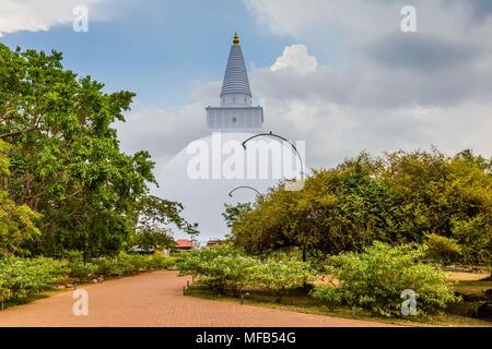 Big Stupa in Anuradhapura in Sri Lanka Stock Photo