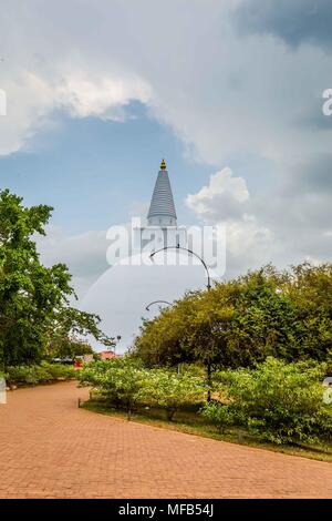 Big Stupa in Anuradhapura in Sri Lanka Stock Photo