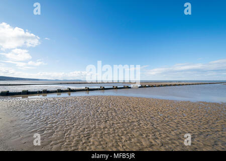 Pensarn beach near Abergele on the North Wales coast UK Stock Photo