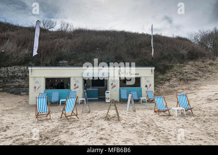 Benllech beach on the Anglesey coast in North Wales UK Stock Photo