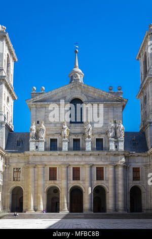 Interior yard of the Royal Monastery of San Lorenzo de El Escorial, Madrid, Spain Stock Photo