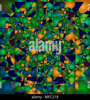 green yellow patterned background Stock Vector