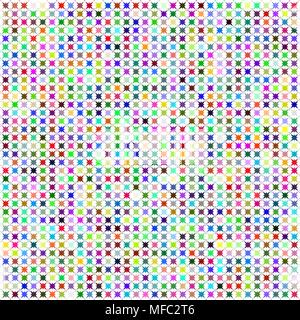 Colorful Star Seamless Pattern Stock Vector