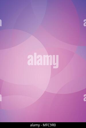 Vector Vertical Abstract Background with Geometric forms - Pink Modern Backdrop in A4 for Flyer, Poster or Cover. Stock Vector