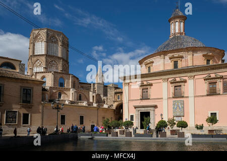 Basílica de la Mare de Déu dels Desamparats, in Valencia, Spain, Europe ...