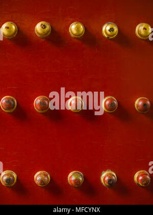 Door in Temple of Heaven, Beijing. China Stock Photo