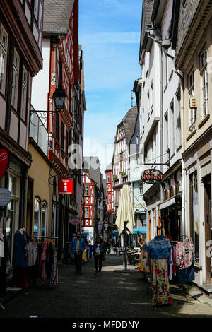 Limburg An Der Lahn, Germany. 24th Apr, 2018. The Limburg oldtown, taken on 24/04/18 | usage worldwide Credit: dpa/Alamy Live News Stock Photo