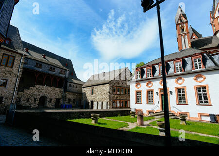 Limburg An Der Lahn, Germany. 24th Apr, 2018. Limburg Castle, taken on 24/04/18 | usage worldwide Credit: dpa/Alamy Live News Stock Photo