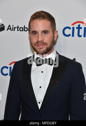 New York, USA. 24th Apr, 2018. Ben Platt attends the 2018 Time 100 Gala at Jazz at Lincoln Center on April 24, 2018 in New York City. Credit: Erik Pendzich/Alamy Live News Stock Photo