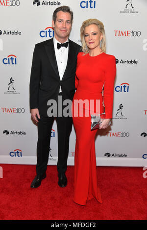 New York, USA. 24th Apr, 2018. Douglas Brunt and Megyn Kelly attend the 2018 Time 100 Gala at Jazz at Lincoln Center on April 24, 2018 in New York City. Credit: Erik Pendzich/Alamy Live News Stock Photo