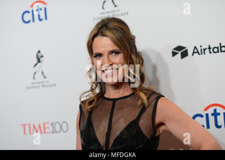 New York, USA. 24th Apr, 2018. Savannah Guthrie attends the 2018 Time 100 Gala at Jazz at Lincoln Center on April 24, 2018 in New York City. Credit: Erik Pendzich/Alamy Live News Stock Photo