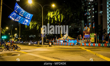 Kuala Lumpur, Malaysia. 24th April, 2018. Malaysia big general election (GE14) falls on May 9th, 2018. © Danny Chan/Alamy Live News. Stock Photo