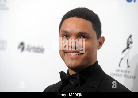 NEW YORK, NY - APRIL 24: Trevor Noah attend the 2018 Time 100 Gala at Jazz at Lincoln Center on April 24, 2018 in New York City.   People:  Trevor Noah Stock Photo