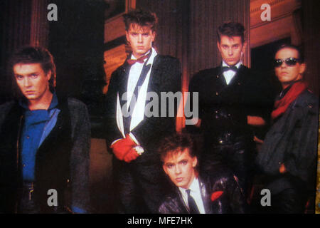 Duran Duran's Seven and the Ragged Tiger Album Sleeve Cover. Stock Photo