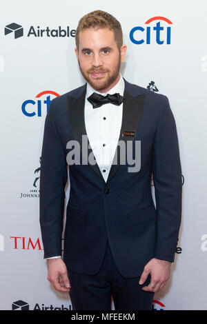 New York, United States. 24th Apr, 2018. Ben Platt attends 2018 Time 100 Gala at Jazz at Lincoln Center Credit: Lev Radin/Pacific Press/Alamy Live News Stock Photo