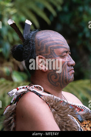 Maori Face with Moko facial Tattoo - Stock Illustration [32647101] - PIXTA