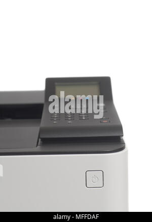 Laser color printer isolated on white background Stock Photo