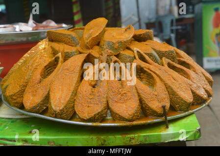 The ilish is a versatile fish as it can be used to prepare a variety of dishes Stock Photo