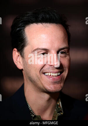 Actor Andrew Scott arrives for the world premiere of 'The Delinquent Season' at Cineworld in Dublin. Stock Photo