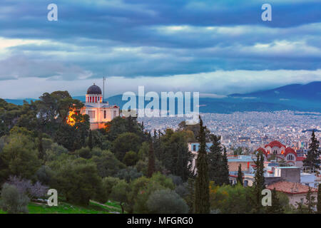 Church of St Marina in Thissio in Athens, Greece Stock Photo