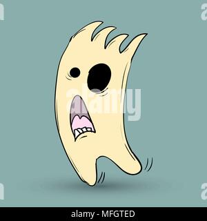 Funny monster. Suitable for childrens stories and fairy tales. Vector illustration Stock Vector