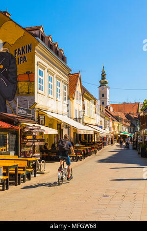 Tkalciceva Street, Zagreb, Croatia, Europe Stock Photo