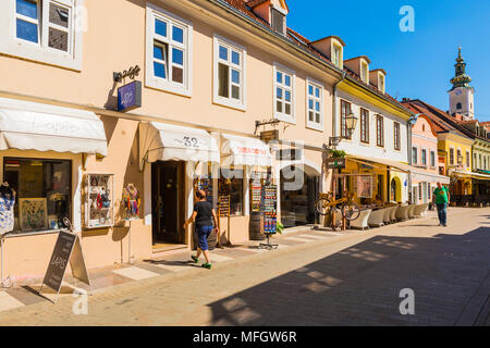 Tkalciceva Street, Zagreb, Croatia, Europe Stock Photo