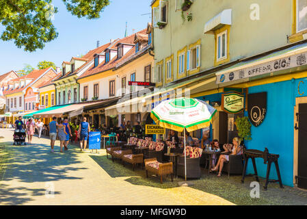 Tkalciceva Street, Zagreb, Croatia, Europe Stock Photo