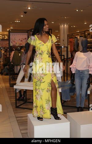 The Grand Opening of 44th Annual Macy's Flower Show-Remarkable You at Macy’s Spring Fashion Event With Courtney and Kelly of Mimosas and Manhattan  Featuring: model Where: New York, New York, United States When: 25 Mar 2018 Credit: Derrick Salters/WENN.com Stock Photo
