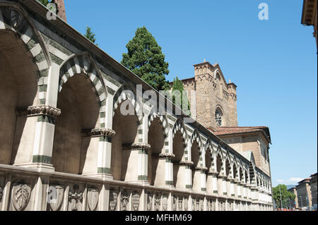 Wall of the Santa Maria Novella church Stock Photo