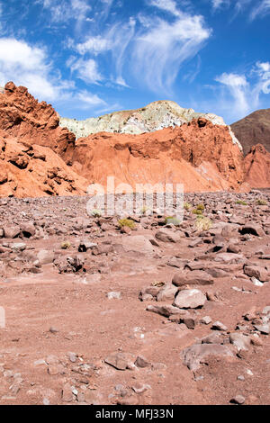 rainbow valley at atacama desert Stock Photo
