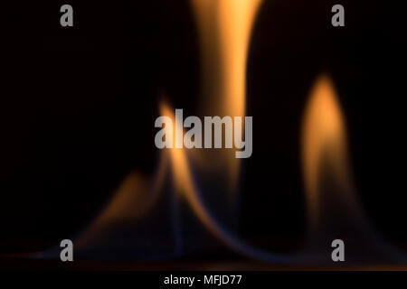 abstract dancing LP gas flame shapes Stock Photo
