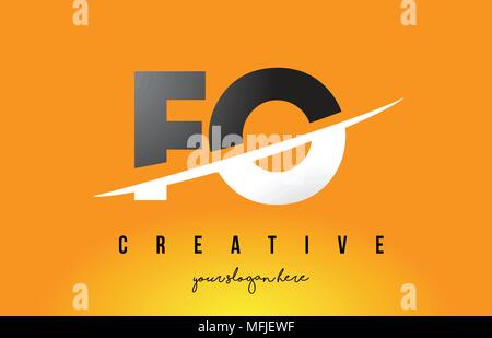 FO Letter Design with Creative Cut and Colorful Rainbow Texture. FO ...