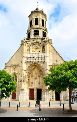 Eglise Saint Leonard (St. Leonards church), Place Saint Leonard, Honfleur, Calvados, Basse Normandie (Normandy), France, Europe Stock Photo
