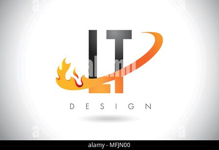 LT L T Letter Logo Design with Swoosh and Black Brush Stroke. Modern ...